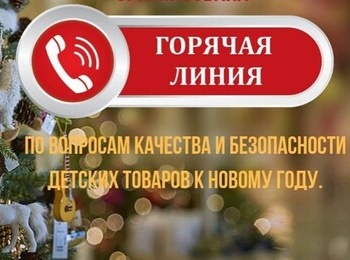 О работе «горячей линии» по вопросам качества и безопасности детских товаров и выбору новогодних подарков