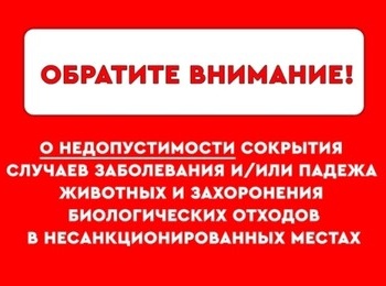 Важная информация о здоровье животных и безопасности окружающей среды